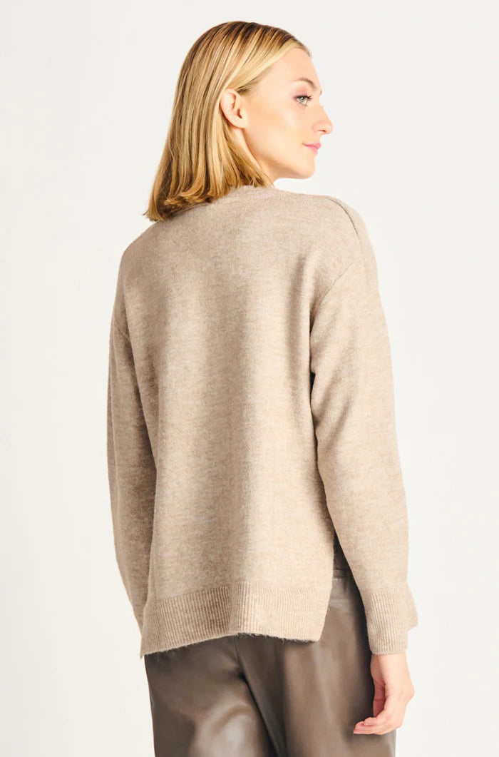 DEX-Sweater-TAUPE MELANGE
