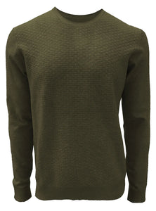 POINT ZERO-LOGAN Cashmere-like sweater-PINE