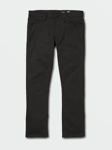 VOLCOM-Vorta Slim Fit Jeans-BLACK ON BLACK