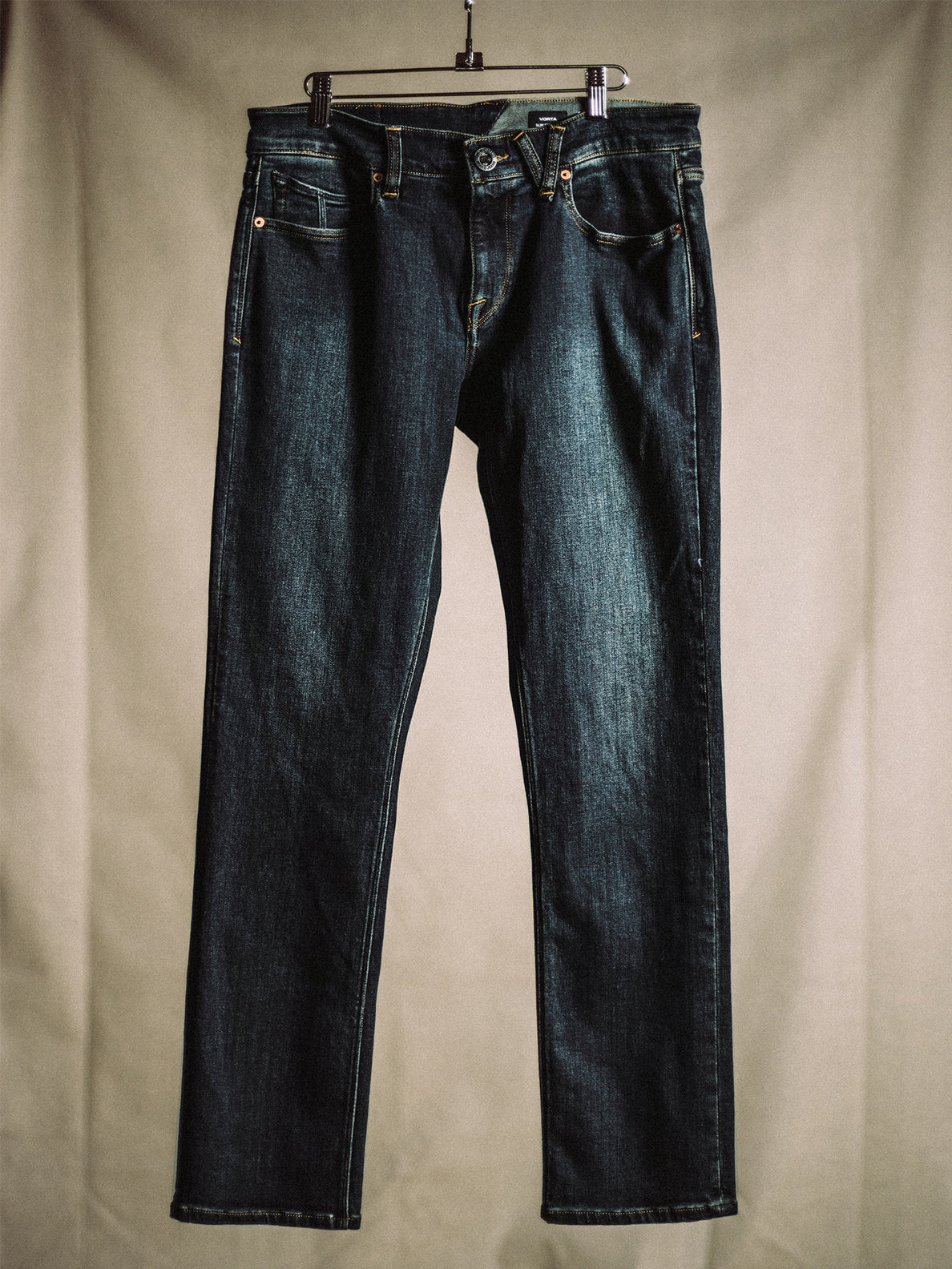 VOLCOM-Vorta Slim Fit Jeans-VINTAGE BLUE