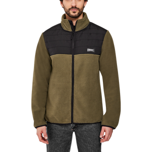 KOMBI-Green Land Recycled Fleece Jacket-FERN