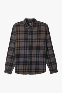 O'NEILL-Redmond Plaid Stretch Flannel-Black