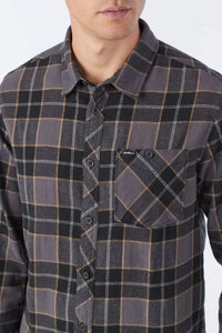 O'NEILL-Redmond Plaid Stretch Flannel-Black