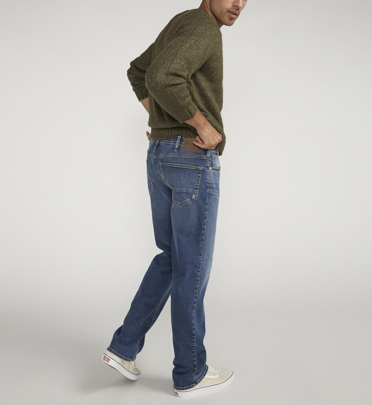 SILVER JEANS-Grayson Classic Fit Straight Leg Jeans