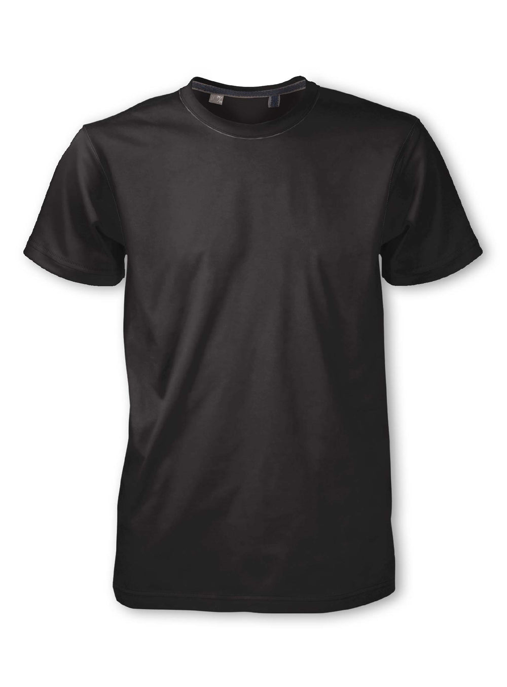 POINT ZERO-Essential cotton T-shirt-Black