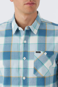 O'NEILL-Winslow Plaid Flannel-Dust Blue