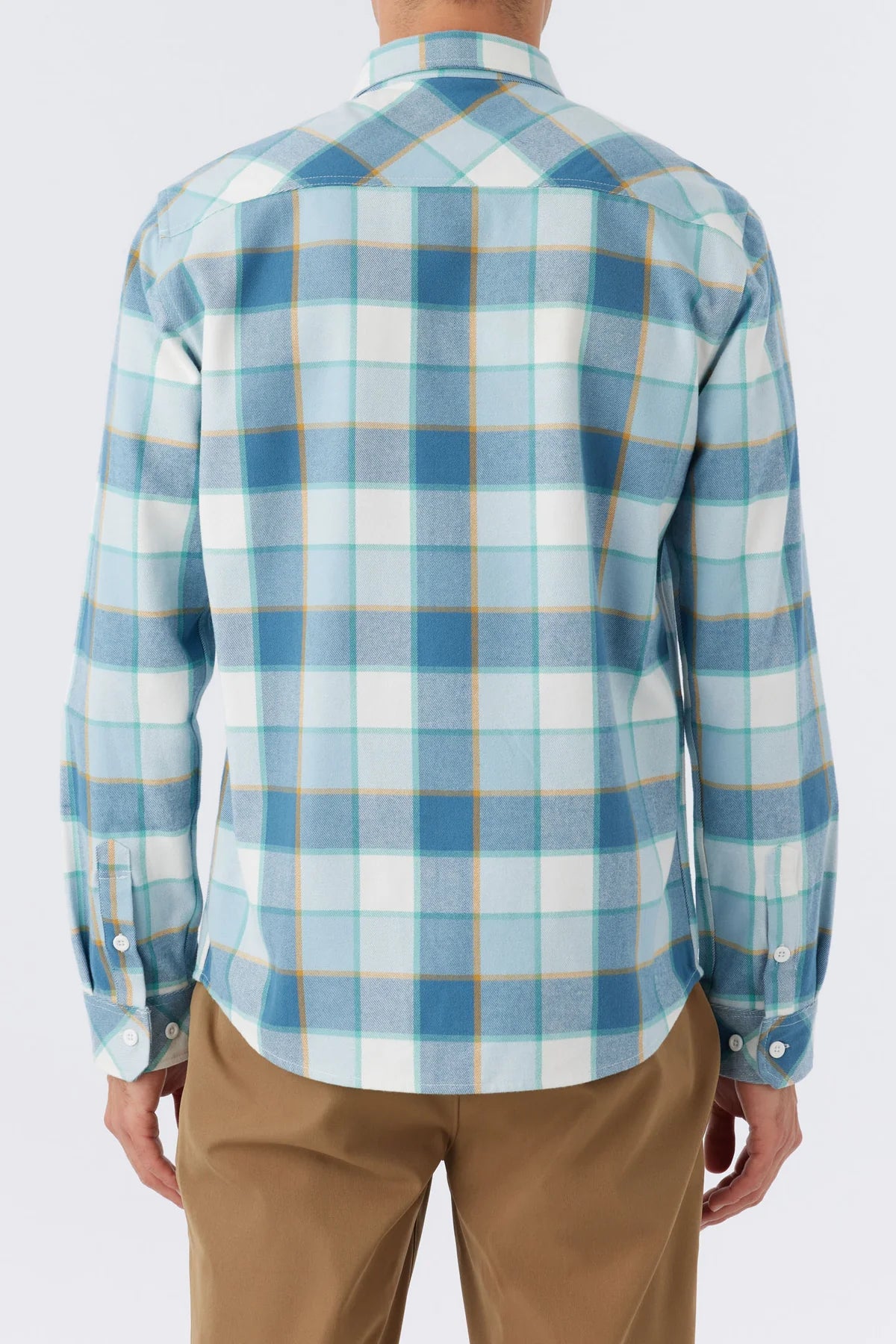 O'NEILL-Winslow Plaid Flannel-Dust Blue